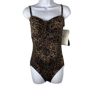 Embrace Your Curves by Miracle Brands Slimming One Piece Swimsuit, size L